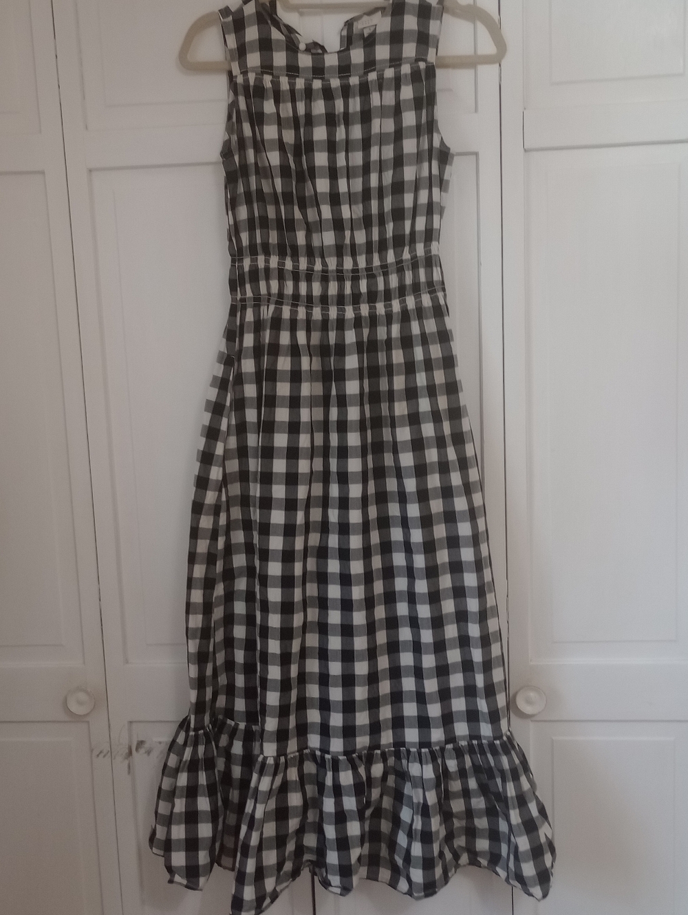 A New Day Black and White Gingham Sleeveless Dress Size Small - Picture 5 of 13
